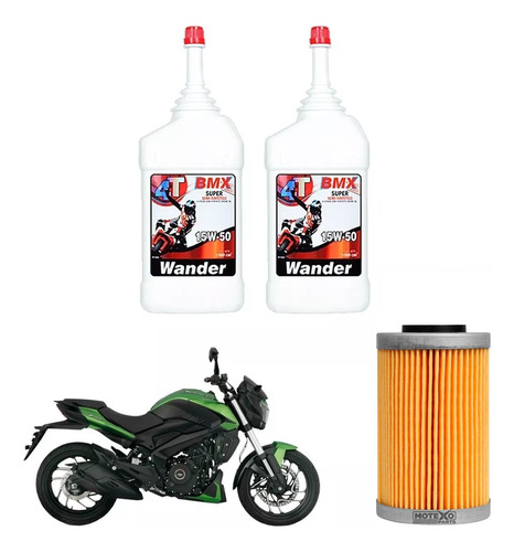 Kit Service Bajaj Dominar 250 400 Filtro + Wander Semi Sia++