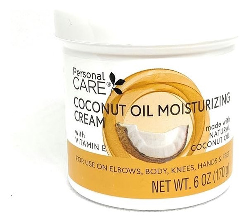 Crema Coconut Oil Moisturizing Cream Con Vitamina E 