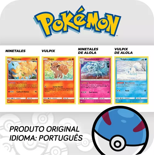 Kit Carta Pokémon Lendários Solgaleo Lunala Necrozma - Novo Original Copag