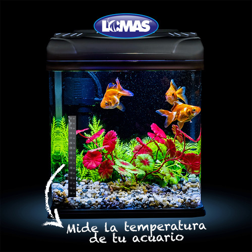Lomas Termometro Peces Acuarios Peceras Externo Adherible
