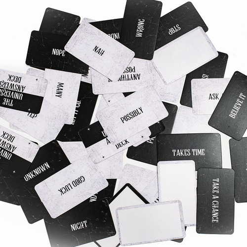 Juego De Cartas Con Palabras Con Mensajes The Universe Answe