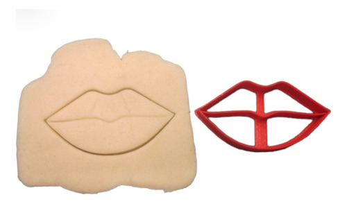 Cortantes Galletitas Moldes Fondant Tortas Labios Boca Beso 