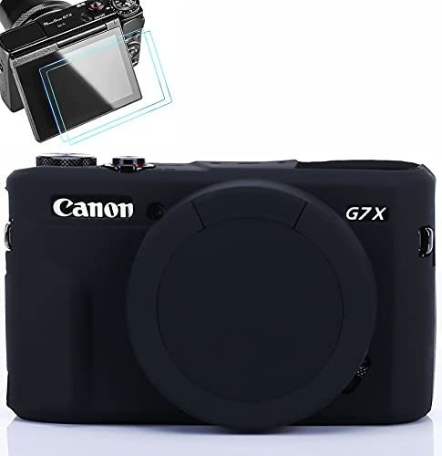 Estuche Para Camara Canon G7x Mark 2 Silicona Diseño 9h