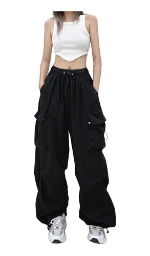 Pantalones De Chándal Harajuku Baggy Cargo Para Mujer