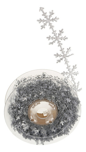 W 10m Copo De Nieve Decoraciones Navideñas Invierno Festival