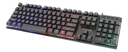 Teclado Semi Mecânico Gamer Rgb Usb Gaming Keyboard M-800