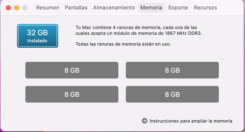 Imac 27 2015 A1419 Emc 2834, I5, 32 Gb Ram, 640 Gb Ssd Mty Plateado (Reacondicionado)