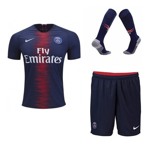 Uniforme Completo Psg Paris Saint Germain Local 2018/2019 - S/ 269,00 en Mercado Libre