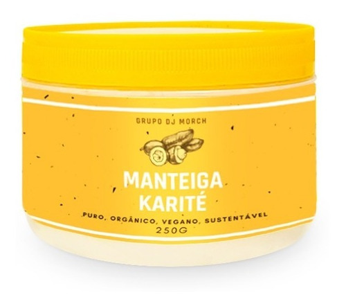 Imagem 3 de 5 de Manteiga De Karité Pura 100% Vegana 250gr Entrega Rápida
