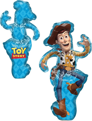 1pz Globo Metálico Toy Story 4 Woody Mini Shape 14in 0toy0