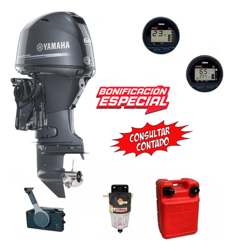 Motor Fuera De Borda Yamaha 60hp 4t F60fetl