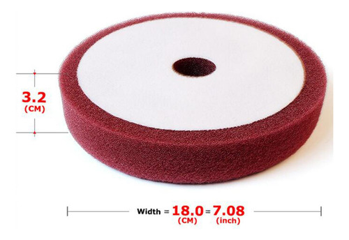 Las Almohadillas Para Pulir Automóviles De 3x 180 Mm