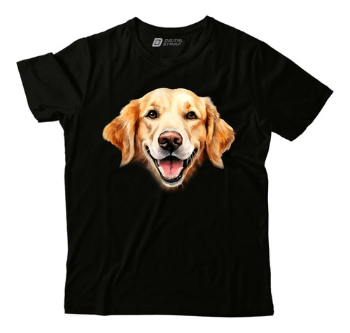 Remera Perro Labrador Dorado Ca25d Dtg Premium