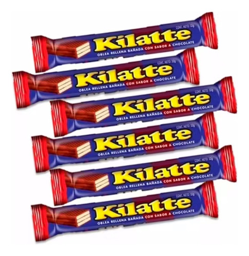 Kilatte Oblea Bañada De Chocolate Bolsa X 20 Unidades