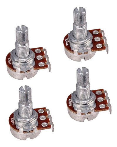 Potenciómetro De Guitarra Audio Pot 4 Piezas