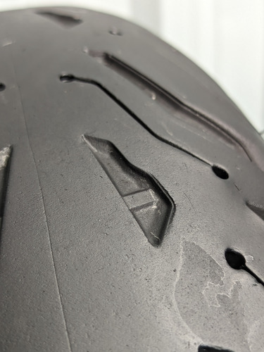 Michelin Road 6 170/60-17 Pneu Traseiro Usado (Usado)
