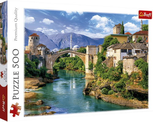 Rompecabezas Trefl Puente De Mostar Con 500 Piezas