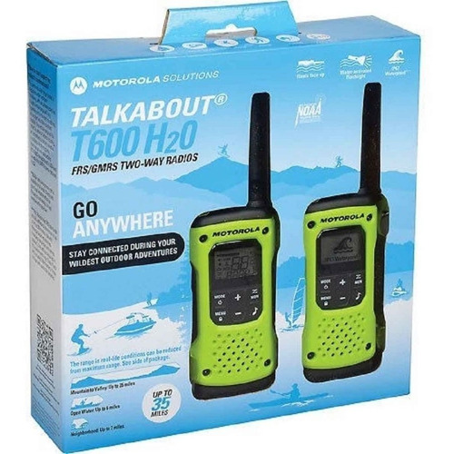 Imagen 3 de 5 de 8x Walkie Talkie Motorola T600 Duo Resistente Agua Ivox/vox