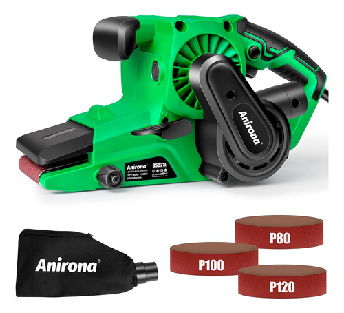 Lijadora De Banda 3 X 21 1200w Anirona Pro Bs321a