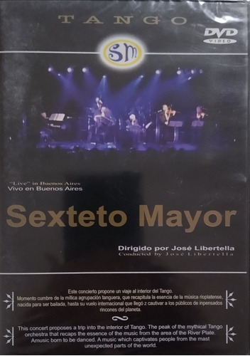 Sexteto Mayor  Dvd Original Tangos En Vivo En Buenos Aires