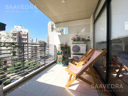 Imagen 1 de 19 de Departamento En Venta 2 Ambientes, 2 Baños, Edificio Alto Cañitas.