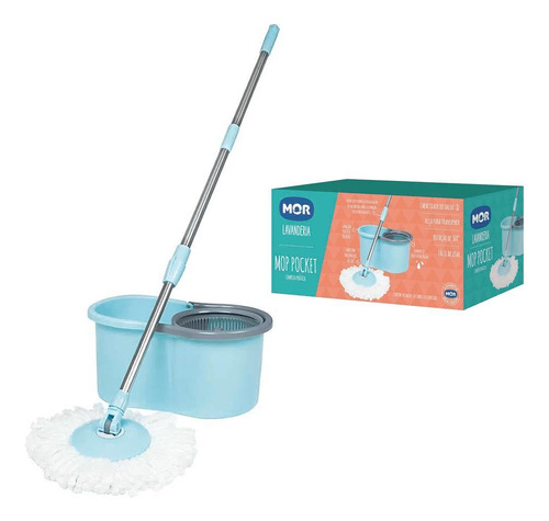 Esfregão Mop Kit Limpeza Prática 8294 Mor