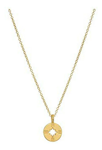 Collar - Women's Going Places Compass Reminder Necklace