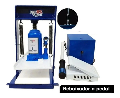 Imagem 2 de 3 de Maquina De Fazer Chinelos Profissional + 11 Facas - 8 Tonel