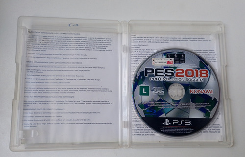 Pro Evolution Soccer Pes 2018 Original Para Ps3 Funcionando (Usado)