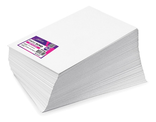 Papel Bond Blanco 500hjs 106gr Tamaño A6 - Retiro Local