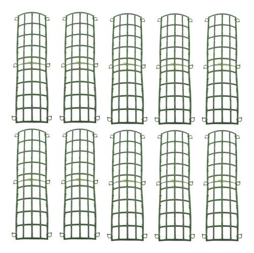 10 Piezas Paneles Plásticos Soporte De Pared Para Fondo