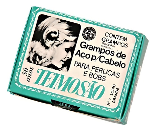 Grampo De Aço Para Cabelo Loiro - Nº7 - Caixa Com 50 Un
