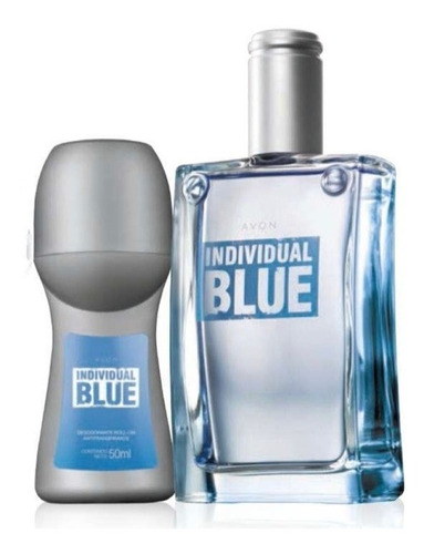 Individual Blue Eau De Toilette 100 Ml Avon+ Deo Roll On 