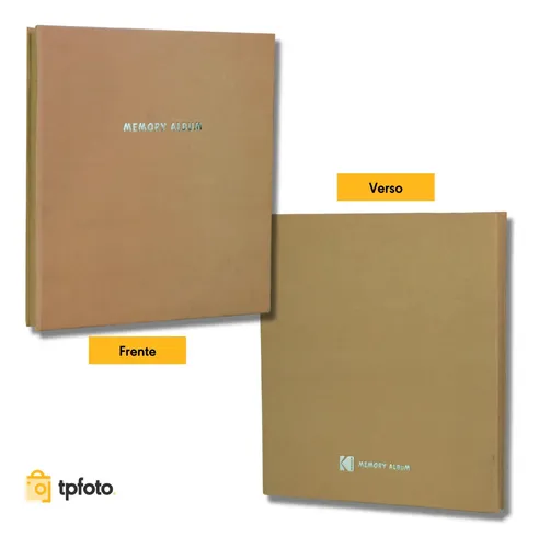 Álbum De Fotos Kodak Memory 23,5x27cm 20 Folhas Pardo
