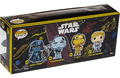 Funko Pop! Star Wars Retro: Darth Vader, Stormtrooper, C-3po