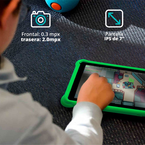 Tablet Tabi EUTB-758 Kids 7" 32GB color verde 2GB de memoria RAM