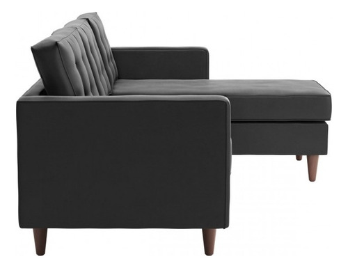 Sala Modular Puget Carbon Këssa Muebles Color Negro