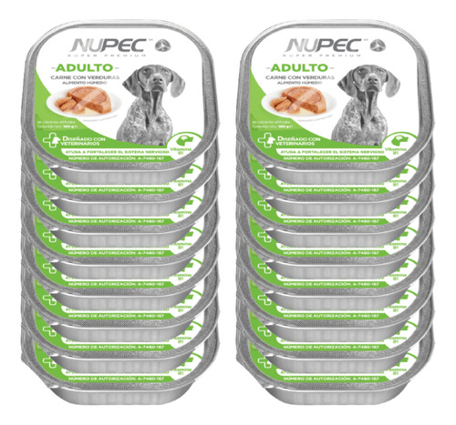 Nupec Perro Adulto Alimento Húmedo Pack De 16 Latas