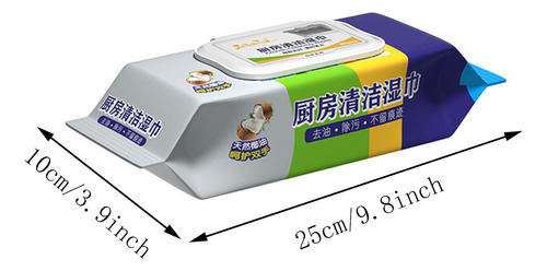 O Toallitas De Cocina De 10 Ml Para Quitar Aceite Y Quitar,