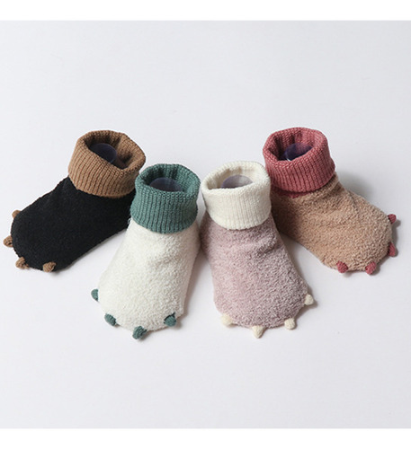 1 Par De Calcetines De Invierno Para Bebés, Cálidos E Invern