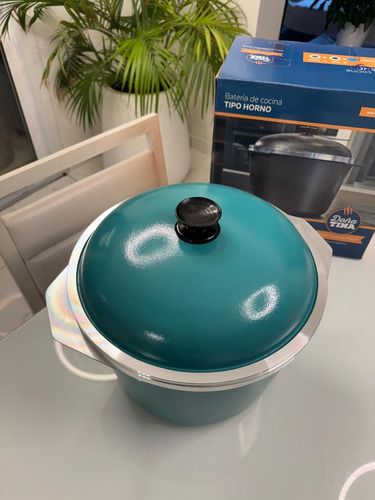 Cacerola Olla Pucherona 14 L Doña Tina Con Antiadherente Aqua