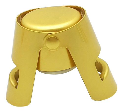 Tapón De Botella De Champán De Acero Inoxidable Oro