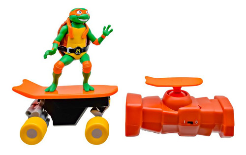 Tartarugas Ninja - Personagem Sobre Skate - Michelangelo