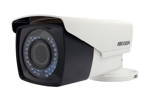 Câmera de segurança Cctv externa Hikvision Bullet com lente varifocal 2.8 A 12 mm Turbo Hd 720p