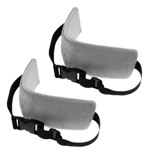 A 2 Piezas Corturas De Almohada De Almohada Avión De Gris