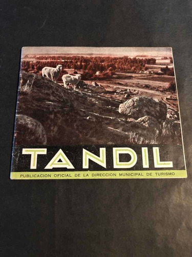 Antigua Guía Turística Tandil Con Plano Original. 53265.