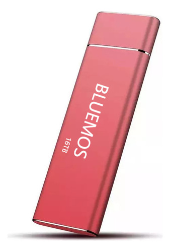 Disco Duro Externo Ssd 16tb Usb3.1 Para Tablet Mac Laptop Color Rojo