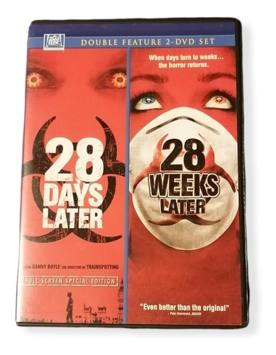 Dvd Dos Películas 28 Days Later Y 28 Weeks Later.