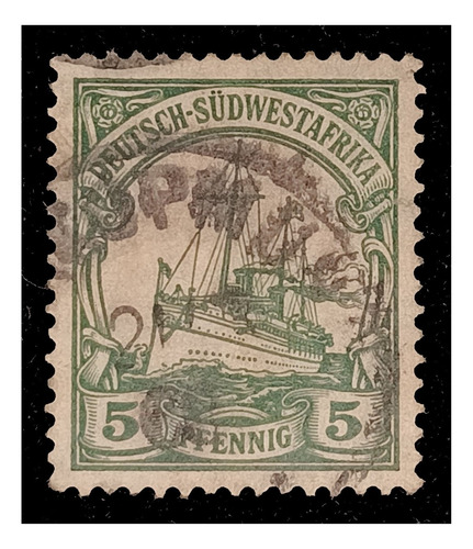 Africa Sud Oeste Alemana Ordinaria 1906 Us. Yv. 27