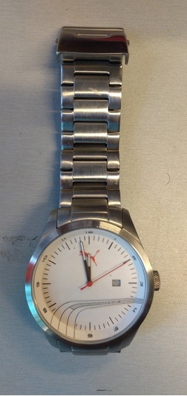 relogio puma time stainless steel 805